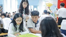 Giáo viên Trường THPT Lê Quý Đôn – Tân Mai trong giờ dạy học. (Ảnh: CTT-Đồng Nai)