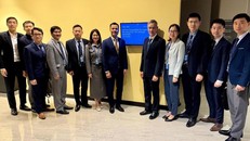 Trợ lý Bộ trưởng Ngoại giao Nguyễn Minh Vũ thăm Phái đoàn Việt Nam tại LHQ... (Ảnh từ Phái đoàn Việt Nam tại LHQ).