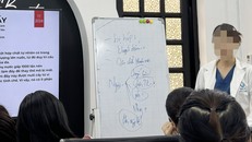 Trong một lớp học tiêm chất làm đầy.