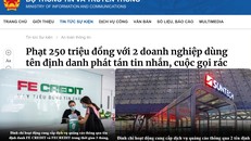 Bộ TT-TT phạt Suntech 90 triệu đồng vì gửi tin nhắn rác làm phiền người dân