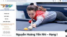 Trên bảng xếp hạng của Liên đoàn Billiards & Snooker Việt Nam, nữ cơ thủ Yến Nhi đang giữ vị trí số 1.