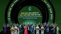 Agribank vinh dự là Thương hiệu Quốc gia Việt Nam năm 2024