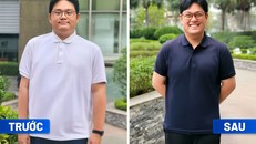 Sau 6 tuần điều trị theo phác đồ kết hợp nội tiết, dinh dưỡng và vận động, anh Nguyễn Quang Hoàng Hà (20 tuổi, du học sinh Australia) giảm 8kg, đẩy lùi mỡ nội tạng, cải thiện các chỉ số men gan, mỡ máu; đặc biệt mức độ axit uric về mức bình thường. Ảnh: BVĐK Tâm Anh