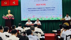 Sở Văn hóa và Thể thao TPHCM tổ chức hội nghị triển khai nhiệm vụ trọng tâm ngành di sản văn hóa năm 2025 vào sáng 17/1