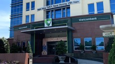 Vietcombank chi nhánh Nam Bình Dương - nơi xảy ra vụ việc mất 300 triệu đồng trong tài khoản.