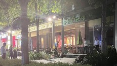 Lực lượng chức năng phong toả hiện trường vụ nổ tại quán phở ở Thủ Đức.