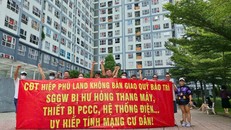 Cư dân Saigon Gateway tiếp tục căng băng rôn ngày 11/5.