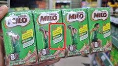 Nestlé Việt Nam dùng dòng chữ "được thử nghiệm lâm sàng bởi Viện Dinh dưỡng" để quảng cáo sữa lúa mạch Milo. Ảnh: Lê Xuân Thọ
