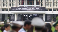 Chân dung nguyên Chủ tịch nước Trần Đức Lương.