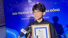 Tác giả Giai Du nhận giải Nhất Giải thưởng Văn học Kim Đồng lần thứ nhất