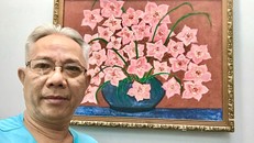 Nghệ sĩ Trung Dân và tác phẩm "Hoa ly" của anh