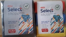 “Túi rác tự hủy sinh học” của Saigon Co.op do Công ty Cổ phần Tân Phú Việt Nam sản xuất. Ảnh: Lê Xuân Thọ