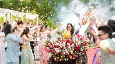 Đại cảnh hôn lễ truyền thống Ấn Độ kéo dài 7 ngày 7 đêm được tái hiện công phu