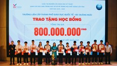 Trường IEC Quảng Ngãi trao học bổng cho học sinh đoạt giải nghiên cứu khoa học kỹ thuật 