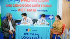 Chuỗi chương trình tiêm phòng cúm miễn phí quy mô tại miền Trung: Hàng ngàn liều vắc xin từ vì sức khỏe cộng đồng 