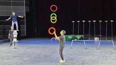 Sân khấu thiết kế chuẩn cho nghệ thuật xiếc ở Rạp xiếc và Biểu diễn đa năng Phú Thọ