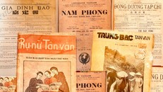 5 tờ báo xưa: Gia Định Báo, Nam Phong, Đông Dương Tạp chí, Phụ Nữ Tân văn và Trung Bắc chủ nhật đang triển lãm tại Đường sách TP.HCM