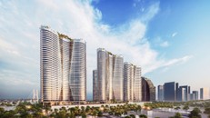 Phối cảnh dự án khu nhà ở cao tầng tại phường Phú Thuận, quận 7, TP.HCM (cũ) được Xây dựng Xuân Đỉnh đưa ra làm tài sản bảo đảm phát hành trái phiếu.