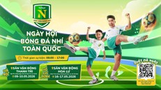 Nutifood lần đầu tổ chức Ngày hội bóng đá nhí dành cho các em nhỏ đam mê bộ môn túc cầu đến trải nghiệm và thử sức