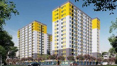Phối cảnh dự án nhà ở xã hội Bcons tại phường Tân Uyên