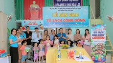 Bàn giao "Tủ sách cộng đồng" tại Khu nhà ở xã hội Becamex Hòa Lợi, phường Bình Dương, TPHCM