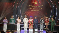 9 thí sinh vào chung kết cuộc thi Chuông vàng vọng cổ 2026 - Ảnh: Thùy Trang.