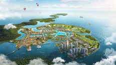 Phối cảnh Dự án Khu du lịch Quốc tế Đồi Rồng với tổng mức đầu tư dự kiến hơn 25.000 tỷ đồng.