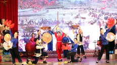 Hoạt động gìn giữ, lan tỏa giá trị văn hóa dân tộc tại địa phương. Ảnh: Anh Tuấn/TTXVN.