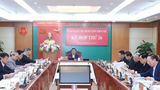 Quang cảnh kỳ họp 26 Ủy ban Kiểm tra Trung ương. Ảnh: Phương Hoa/TTXVN.