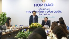 Ông Đỗ Thanh Hải, Phó Tổng giám đốc Đài Truyền hình Việt Nam phát biểu tại họp báo.