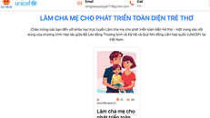 Khoá học trực tuyến về những kỹ năng chăm sóc trẻ thơ.