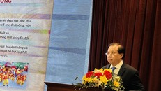 Thứ trưởng Bộ Văn hóa - Thể thao và Du lịch Tạ Quang Đông phát biểu tại Diễn đàn "Phát triển du lịch văn hóa Việt Nam".