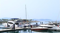 Một góc bến du thuyền quốc tế Ana Marina. Ảnh: Tiên Minh/TTXVN.