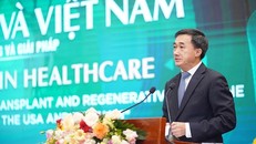 Giáo sư-Tiến sỹ Trần Văn Thuấn, Thứ trưởng Bộ Y tế phát biểu tại hội thảo. Ảnh: TTXVN.