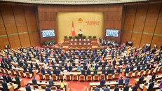 Quang cảnh phiên khai mạc.