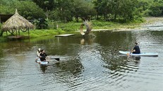 Điểm du lịch sinh thái tại xã La Ngâu, huyện Tánh Linh, tỉnh Bình Thuận.