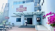 Trung tâm y tế Thị trấn Trường Sa. Ảnh: TTXVN.