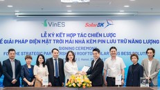 VinES và SolarBK hợp tác thúc đẩy sử dụng giải pháp điện mặt trời mái nhà kèm pin lưu trữ năng lượng