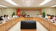 Phó Thủ tướng Trần Hồng Hà chủ trì buổi làm việc. Nguồn: TTXVN.