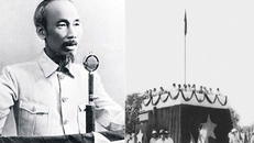 Ngày 2/9/1945, tại Quảng trường Ba Đình, Chủ tịch Hồ Chí Minh đọc bản Tuyên ngôn Độc lập khai sinh nước Việt Nam Dân chủ Cộng hòa, nay là nước Cộng hòa xã hội chủ nghĩa Việt Nam.