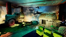 Bối cảnh sân khấu của chương trình. Ảnh: TTXVN.