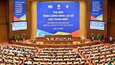 Quang cảnh toạ đàm.