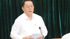 Trưởng Ban Tuyên giáo Trung ương Nguyễn Trọng Nghĩa kết luận buổi khảo sát. Ảnh: VGP/Vũ Phong.