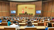 Quốc hội khóa XV, kỳ họp thứ 6. Ảnh: TTXVN.