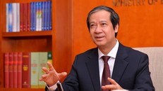 Bộ trưởng Bộ GD&ĐT Nguyễn Kim Sơn cho biết ngành GD&ĐT tiếp tục xác định công tác xây dựng, hoàn thiện thể chế là khâu quan trọng. Ảnh: VGP.