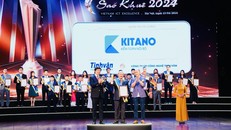 Ông Nguyễn Sơn Tùng Phó TGĐ Tinh Vân nhận giải thưởng Sao Khuê cho phần mềm kiểm toán nội bộ KITANO.