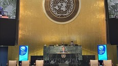 Đại sứ, Trưởng Phái đoàn Việt Nam tại LHQ Đặng Hoàng Giang phát biểu tại phiên thảo luận.