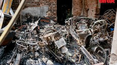 Hiện trường vụ hỏa hoạn.