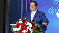 Thủ tướng Phạm Minh Chính phát biểu chỉ đạo. Ảnh: Phạm Kiên/TTXVN.