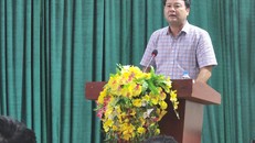 Ông Ngô Ngọc Vân - Phó Chủ tịch UBND quận Bắc Từ Liêm phát biểu tại buổi thông báo kết quả kiểm tra.